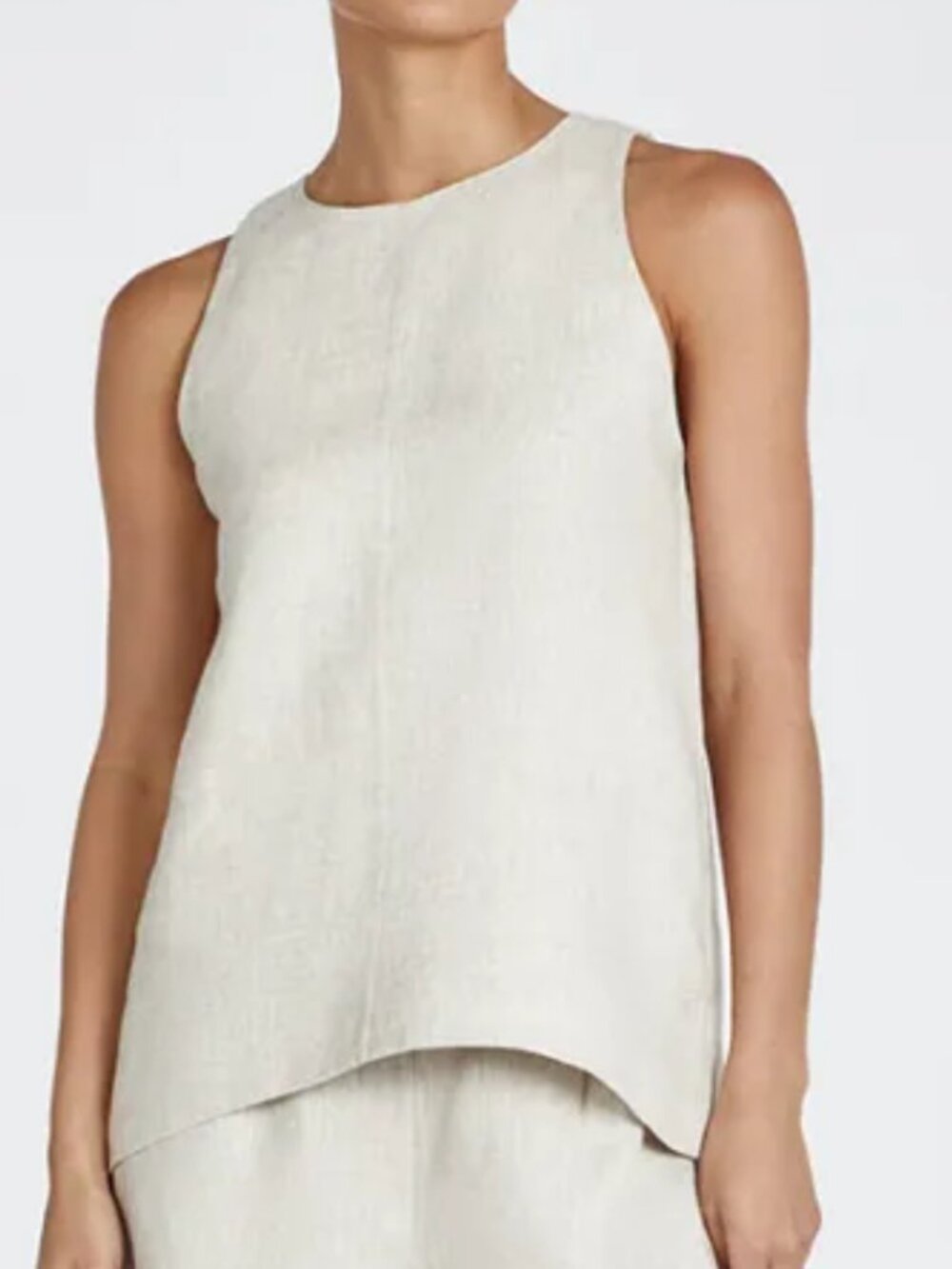 DISSH Meg Natural Linen Smock Top